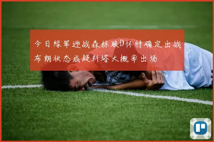 今日绿军迎战森林狼D怀特确定出战布朗状态成疑科塔大概率出场